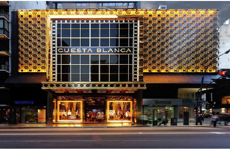 弥渡门头设计与商业空间的纽带。