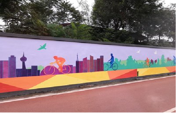 弥渡墙体彩绘-围墙