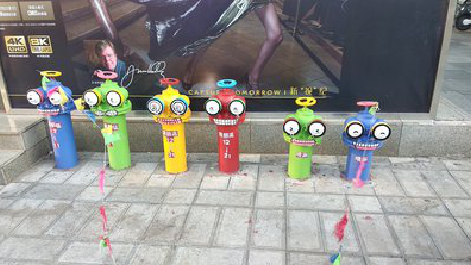 弥渡商业区彩绘