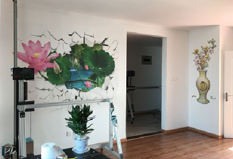 弥渡墙体彩绘相比墙纸的优势。